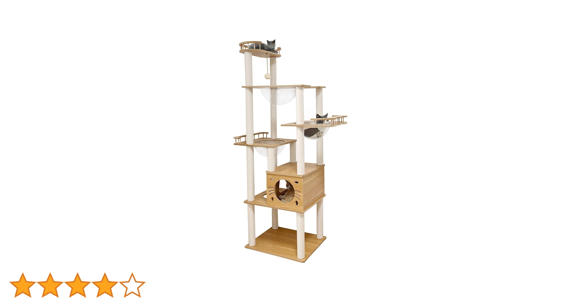 キャットタワー　据え置き　高さ102cm 木製　多機能 多色 人気 高さ135cm キャットタワー 据え置き 猫タワー 猫